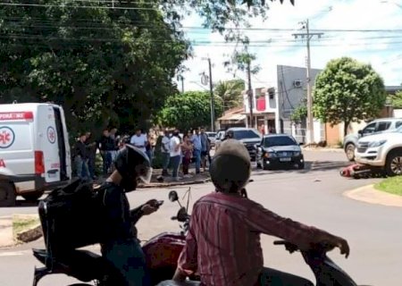 Mulher morre atropelada por caminhonete em cidade do MS