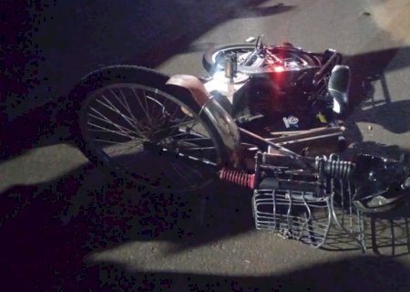 Condutor de bicicleta elétrica morre após acidente de trânsito em Nova Andradina