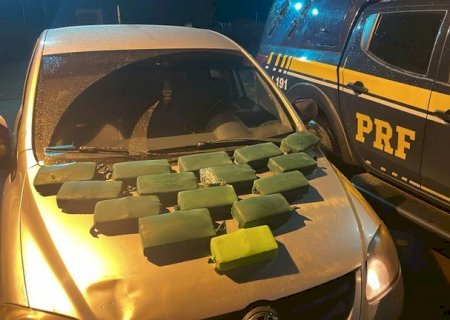 PRF apreende 16 Kg de cocaína na BR-262