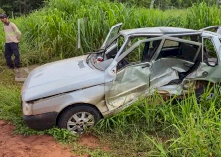 Motorista fica em estado grave após acidente na MS-040