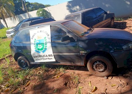 Angélica - Atuação da Polícia Militar resulta na localização de veículo abandonado