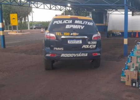 PMR apreendeu mercadorias de origem estrangeira na MS -240