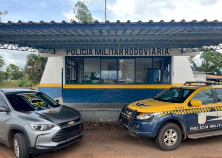 Ação da PMR resulta na recuperação de veículo roubado no Rio de Janeiro na MS-289