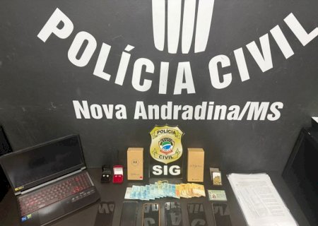 Polícia Civil prende quatro por fraude eletrônica em Nova Andradina