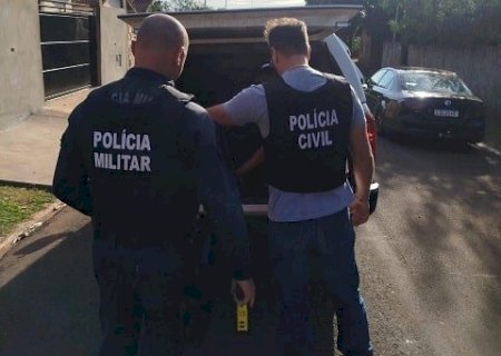 Forças de segurança prendem homem por tráfico e cumprem mandado de prisão em Novo Horizonte do Sul