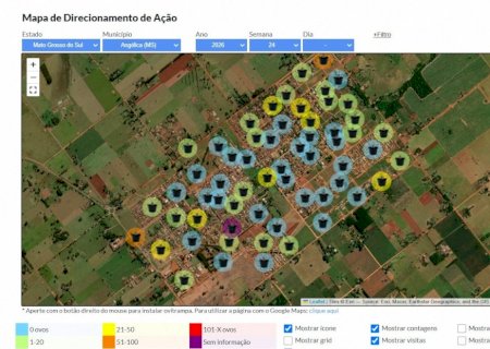 Angélica divulga Mapa de Direcionamento de Ações contra o Aedes aegypti referente à Semana 24