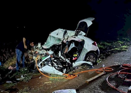 Homem de 38 anos e adolescente de 13 anos morreram em acidente na BR - 267