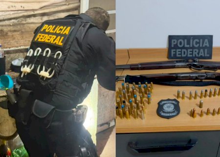 PF faz operação contra grupo suspeito de vender armas ilegalmente em MS