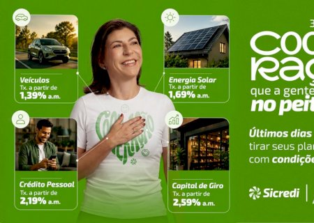 Campanha de aniversário da Sicredi Centro-Sul MS/BA entra na reta final com crédito facilitado e descontos em seguros